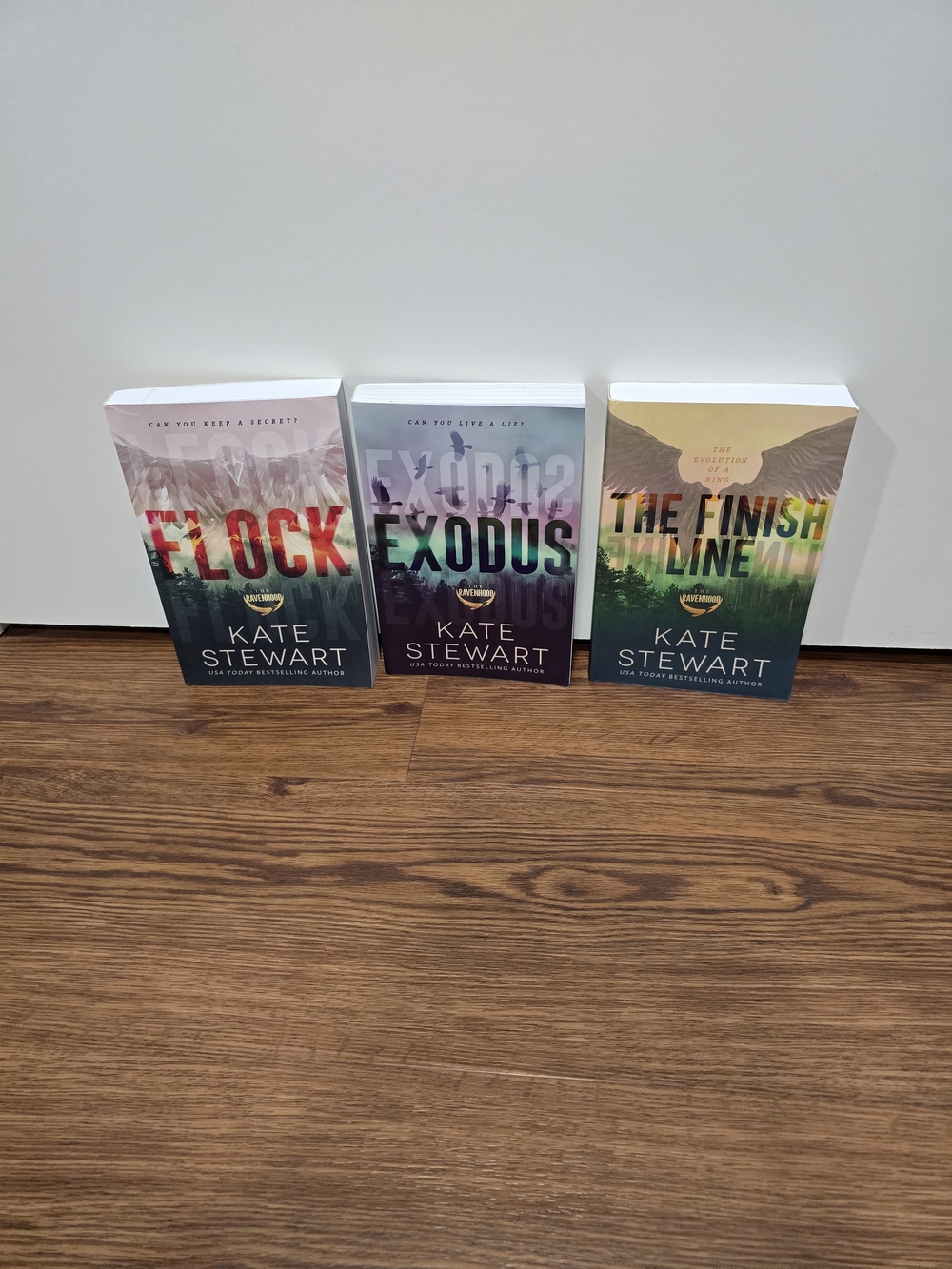 Paperback Book Stack - Flock / Exodus / The Finish Line - Multi-Color - Picture 3 of 7